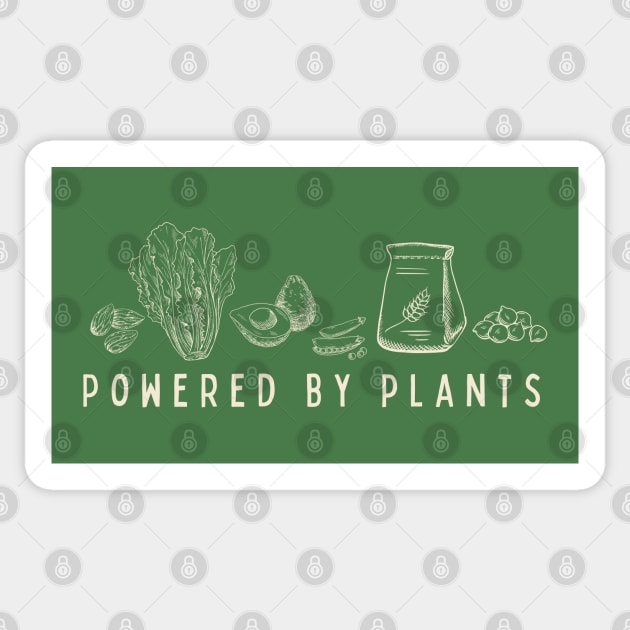 Powered by Plants Sticker by High Altitude